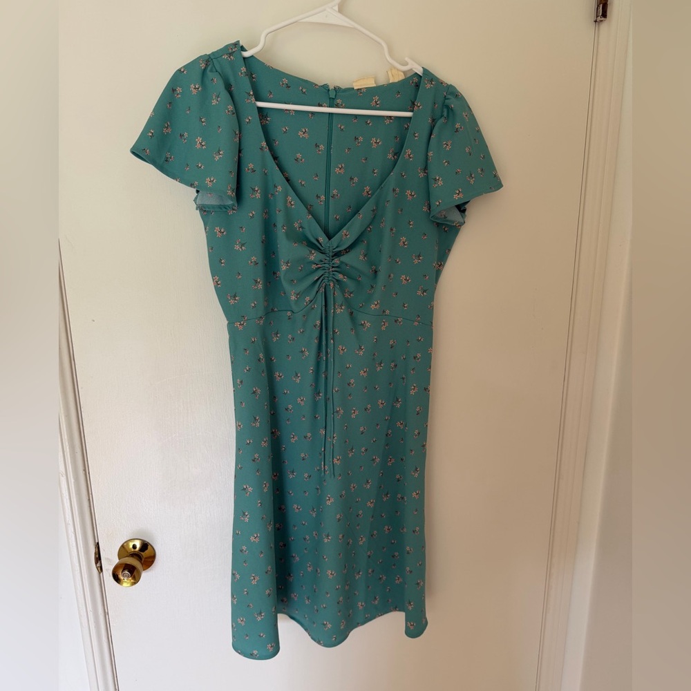 Levi's Teal Floral Midi Dress